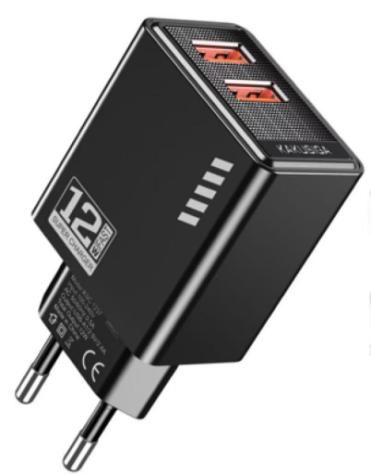 KAKUSIGA KSC-1237 dual port charger Private Model (EU) (Separated Packing) 400PCS/Carton Per Color