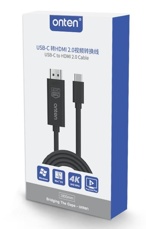 ONTEN OTN-UC501 )/Type-C to HDMI Cable