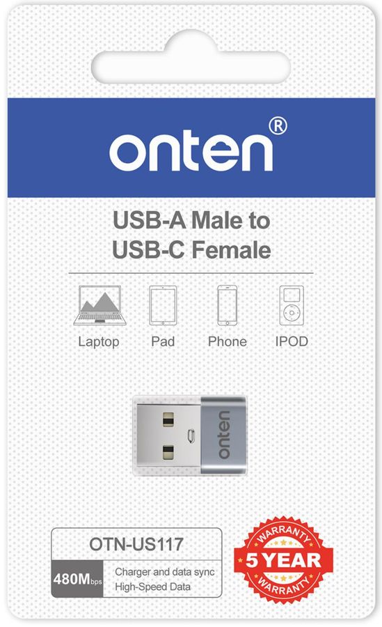 ONTEN OTN-US117 USB-A to C2.0