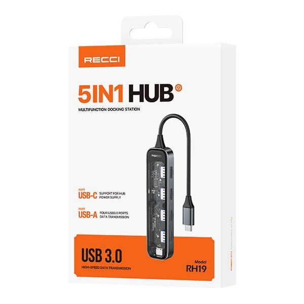 RECCI RH19 5 in 1 Hub