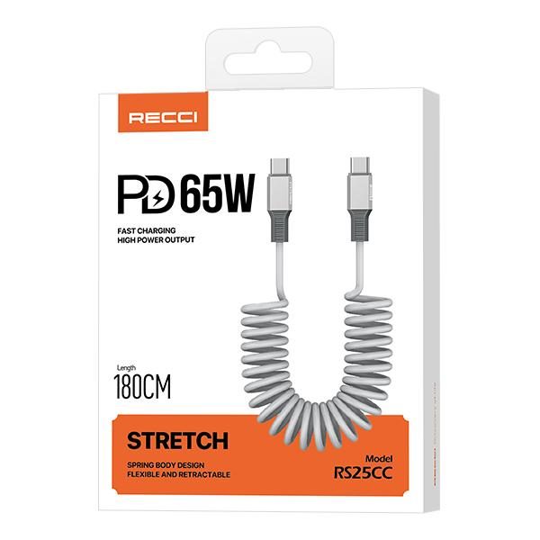 RECCI RS25CC Spring data cable PD65W