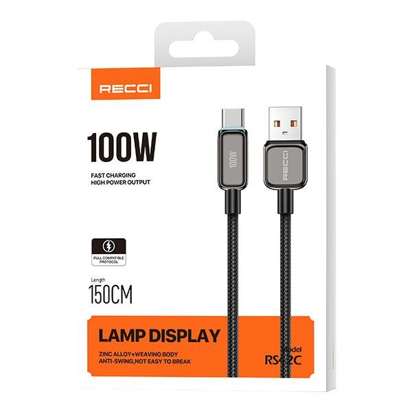 RECCI RS42C 100W Fast Charging lamp display data cable