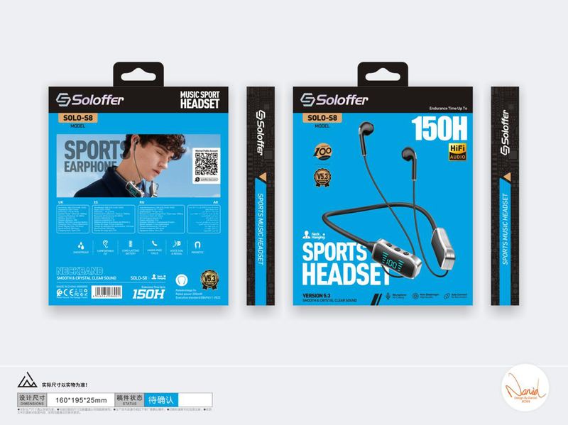 SOLOFFER SOLO-S8 Bluetooth earphones