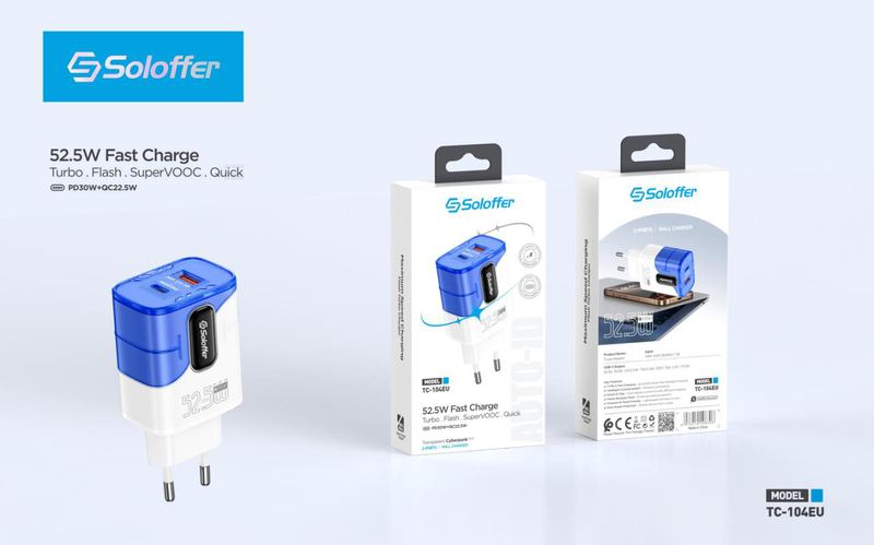SOLOFFER TC-104 IPH Wall charger