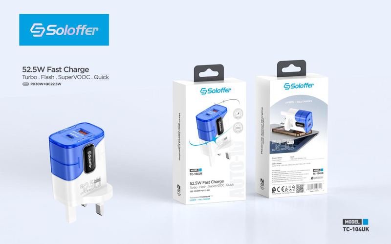 SOLOFFER TC-104 IPH Wall charger