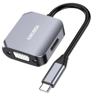 KAKUSIGA KSC-960 Type-C 2-in-1 multi-function adapter