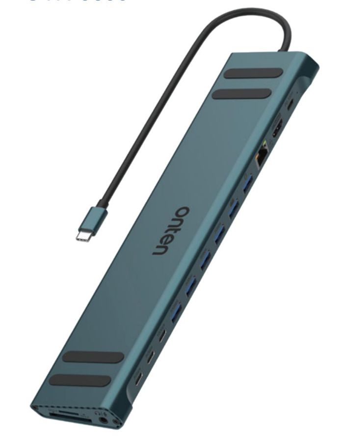 ONTEN OTN-9399 17-in-1 USB-C Docking Station with M.2 SSD Enclosure