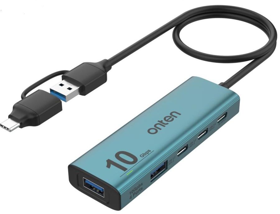 ONTEN OTN-UCA612+ 5-in-2 USB 3.2 Gen 2 4-Port 10G Hub 5