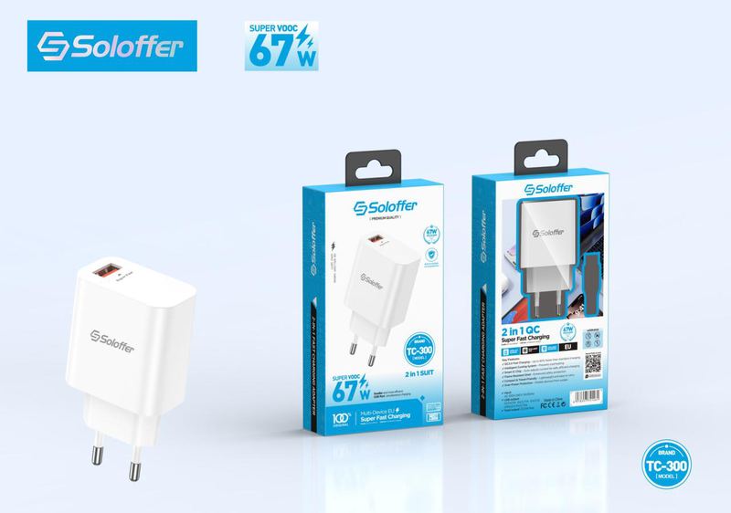 SOLOFFER TC-300 IPH Wall charger