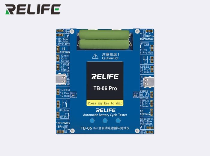 RELIFE TB-06 Pro Dual- channel fully automatic battery cycle tester